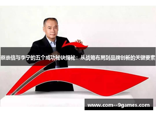 蔡崇信与李宁的五个成功秘诀揭秘:从战略布局到品牌创新的关键要素 蔡崇信与李宁的五个成功秘诀揭秘:从战略布局到品牌创新的关键要素